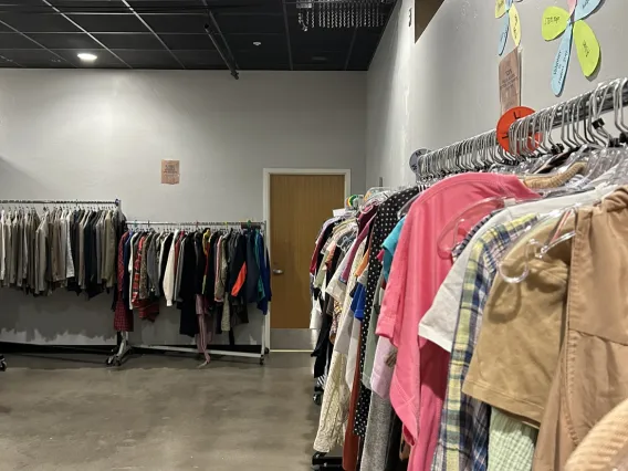 Image of the Campus Closet space